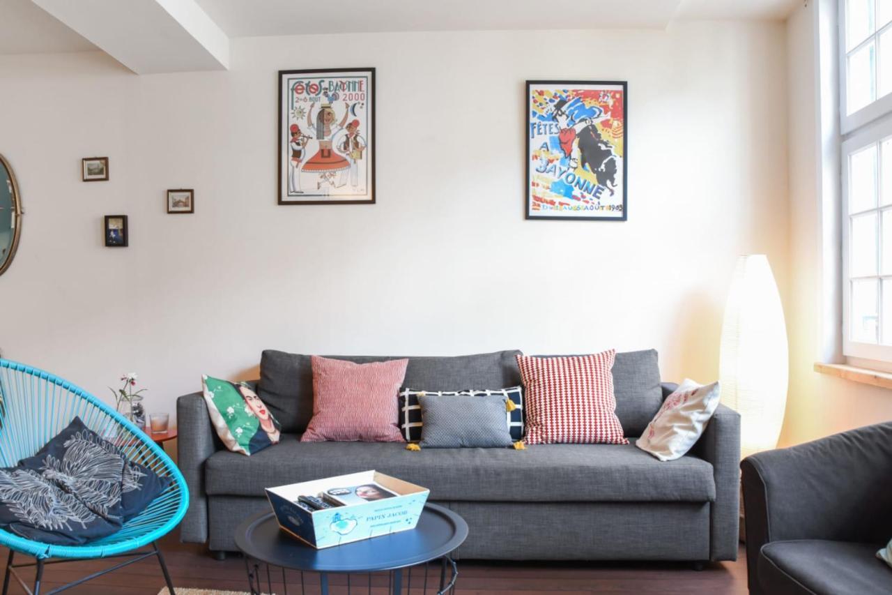 Ferienwohnung Charming Flat In A Calm Street At The Historic Heart Of Bayonne - Welkeys Exterior foto